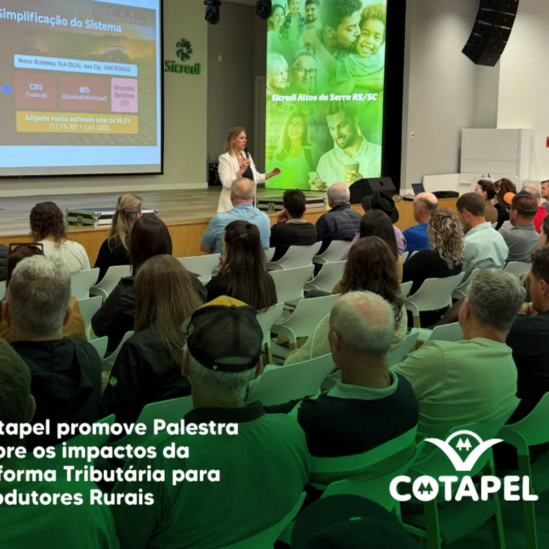 Cotapel promove palestra sobre os impactos da Reforma Tributária para produtores rurais