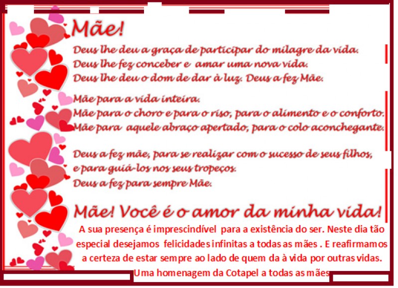 Homenagem às Mães