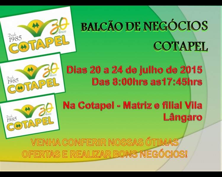 Comemoração ao Dia do Agricultor fazendo bons negócios
