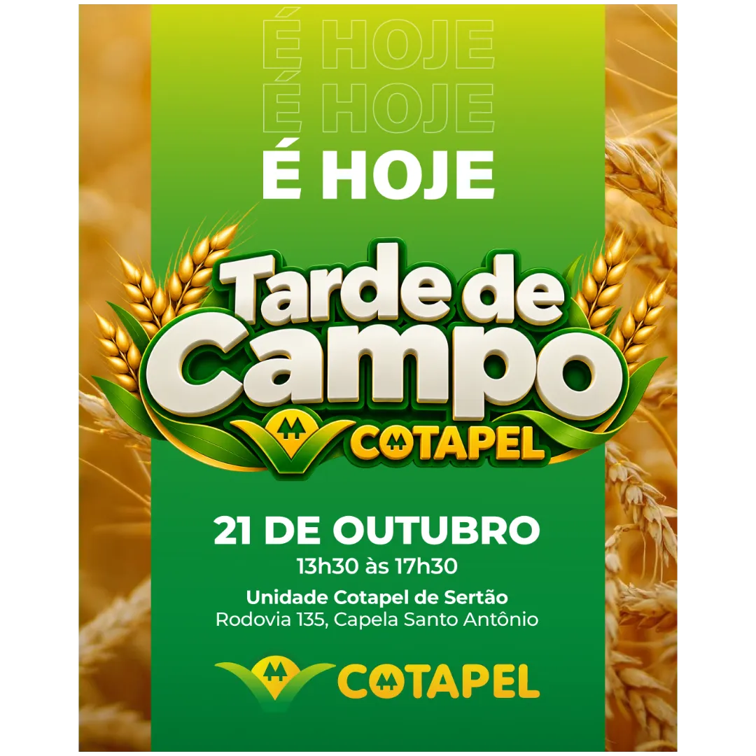 É HOJE: TARDE DE CAMPO COTAPEL 